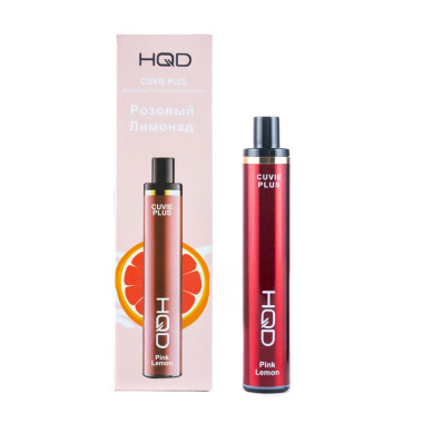 Электронная сигарета HQD Cuvie Plus 1200 (Розовый лимонад) Электронная сигарета HQD Cuvie Plus 1200 (Розовый лимонад)