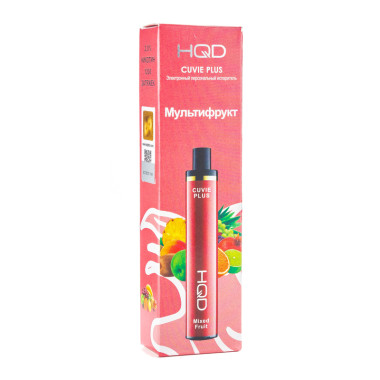Электронная сигарета HQD Cuvie Plus 1200 (Мультифрукт) Электронная сигарета HQD Cuvie Plus 1200 (Мультифрукт)