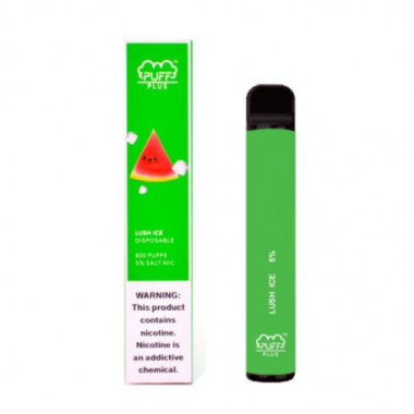 Электронная сигарета PUFF PLUS 800 LUSH ICE (Ледяной арбуз) Электронная сигарета PUFF PLUS 800 LUSH ICE (Ледяной арбуз)