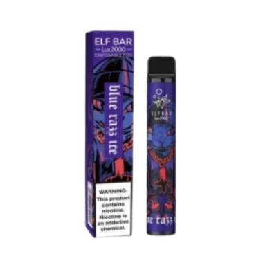 ELFBAR 2000 LUX Голубика малина лёд ELFBAR 2000 LUX Голубика малина лёд