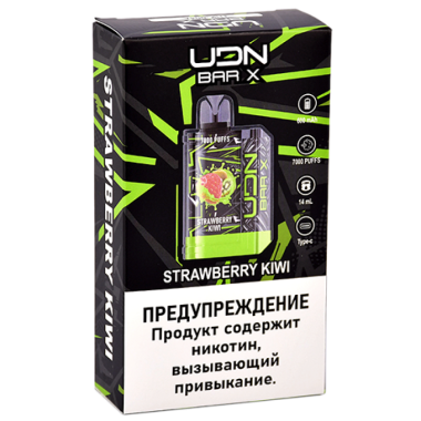 UDN BAR X III 7000 Клубника, Киви UDN BAR X III 7000 Клубника, Киви